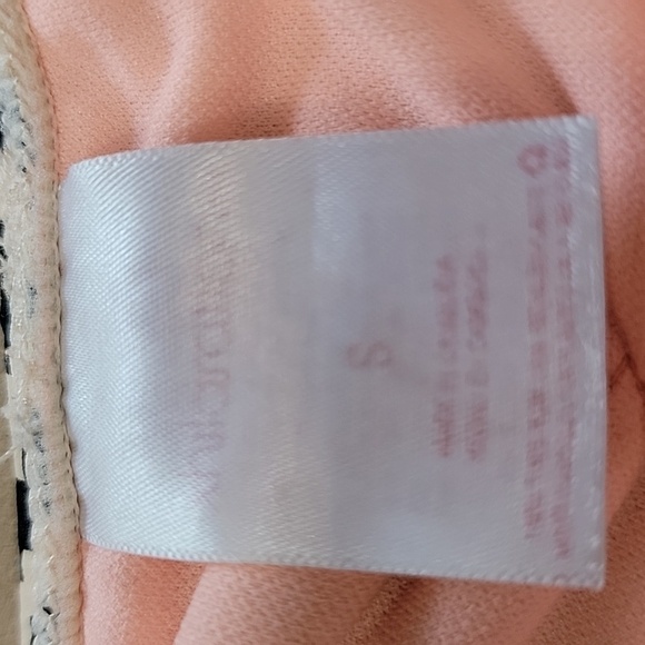 Xhilaration Size S, Black & Fleshy-Tan Chevron Boho Side Tie Bikini Bottoms - Picture 2 of 4